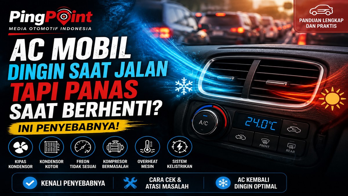 AC Mobil Dingin Saat Jalan Tapi Panas Saat Berhenti