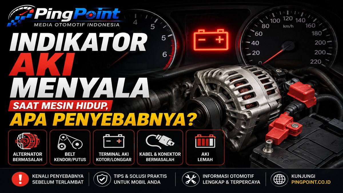 Indikator Aki Menyala Saat Mesin Hidup