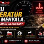 Lampu Temperatur Mobil Menyala