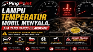 Lampu Temperatur Mobil Menyala