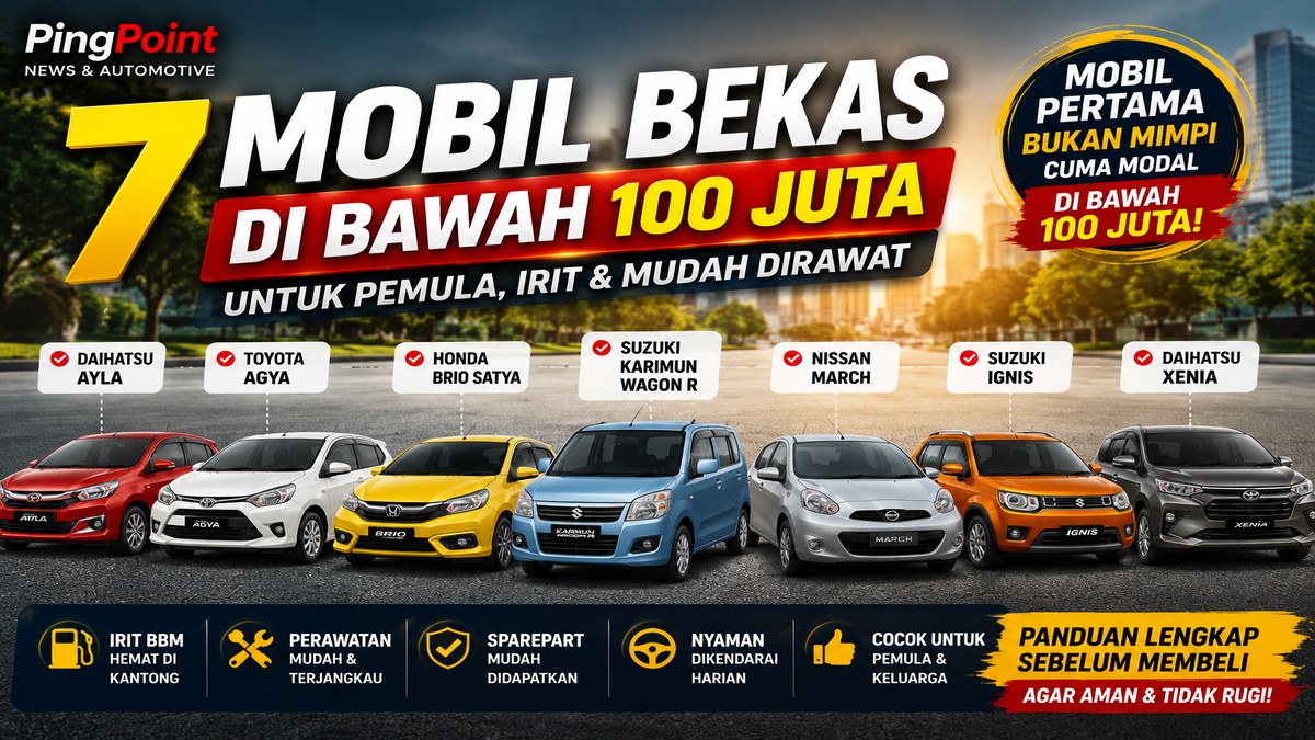 7 Mobil Bekas di Bawah 100 Juta