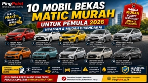 10 Mobil Bekas Matic Murah untuk Pemula 2026