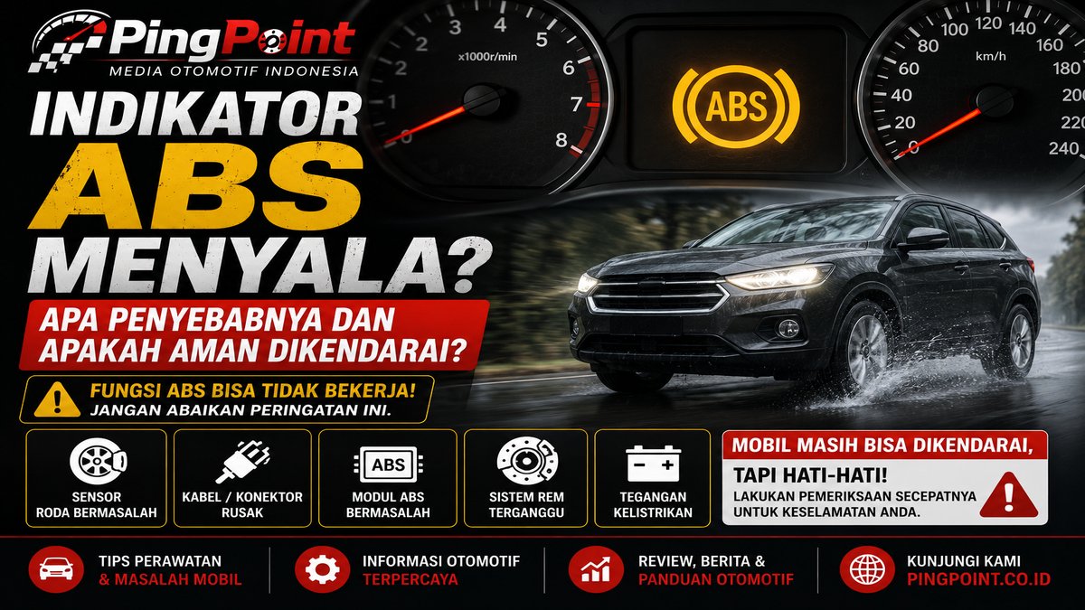 Penyebab Indikator ABS Menyala